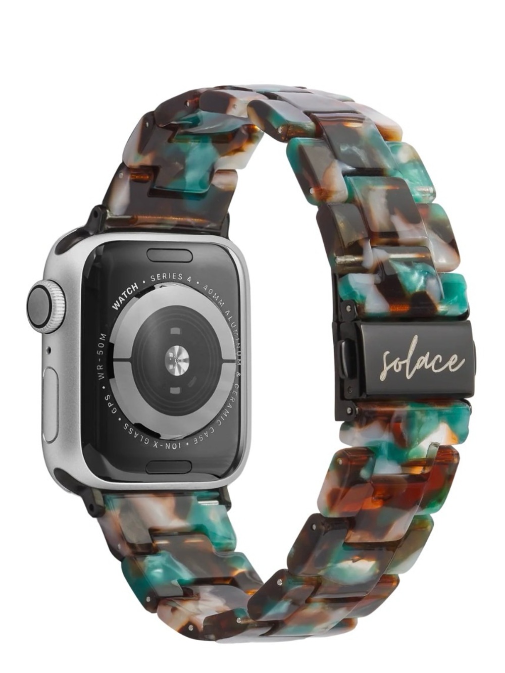 Solace Perma Band in blue, cream black for Apple Watch